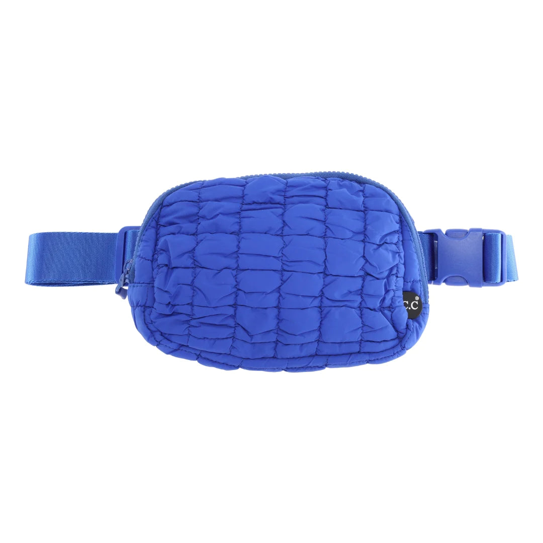 Quilted Puffer Belt Bag